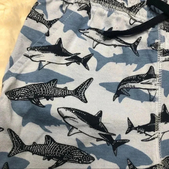 H&M Shorts Black & Blue Sharks  Size 2-3 Years - Picture 12 of 16